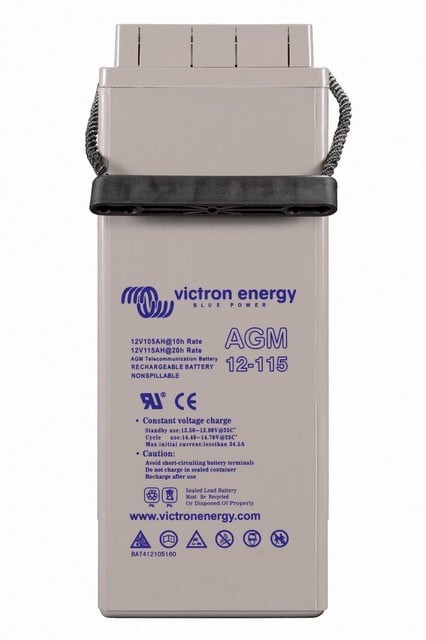 victron energy agm telecom battery 12v/115ah (m8)